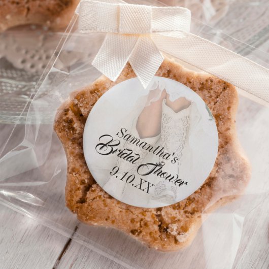 Texas Bride in het Vrijgezellenfeest Rhinestone Bo Ronde Sticker