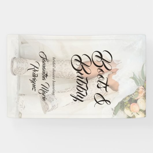 Texas Bride in het Vrijgezellenfeest Rhinestone Bo Spandoek (Horizontaal)