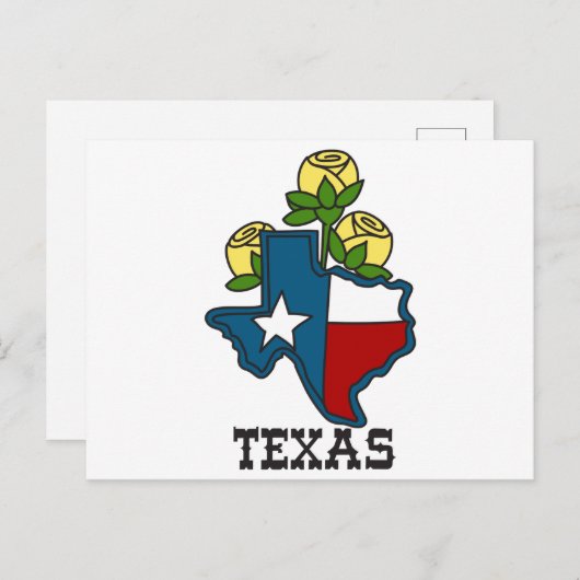 Texas Briefkaart (Voorkant / Achterkant)