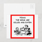 TEXAS BRIEFKAART (Voorkant / Achterkant)