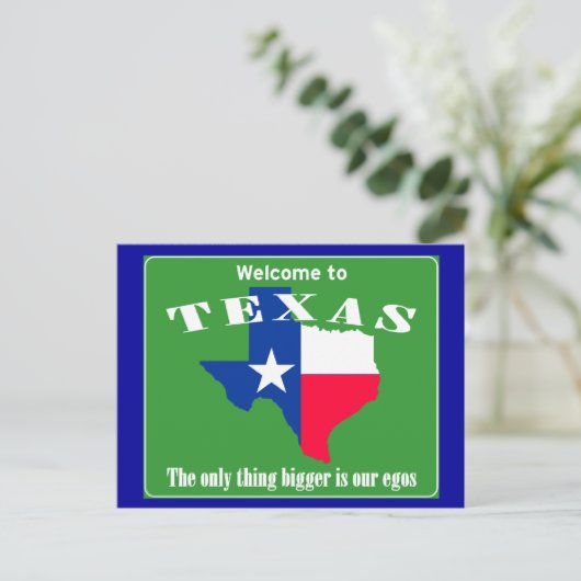 Texas Briefkaart (Staand voorkant)