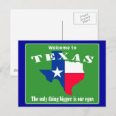 Texas Briefkaart (Voorkant / Achterkant)