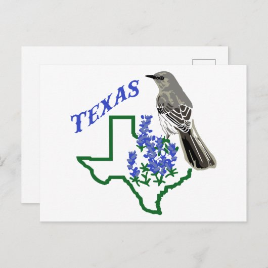 Texas Briefkaart (Voorkant / Achterkant)