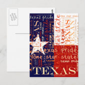Texas Briefkaart (Voorkant / Achterkant)