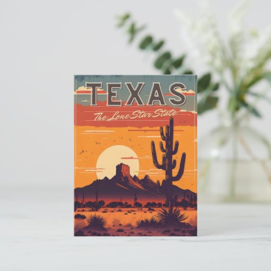 Texas Briefkaart (Staand voorkant)