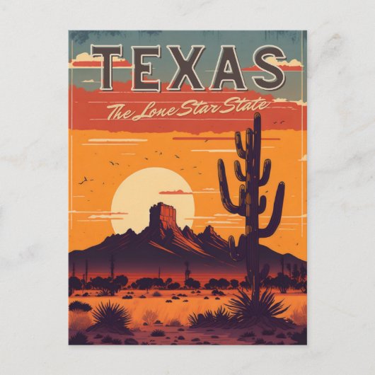Texas Briefkaart (Voorkant)