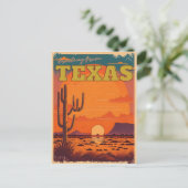 Texas Briefkaart (Staand voorkant)