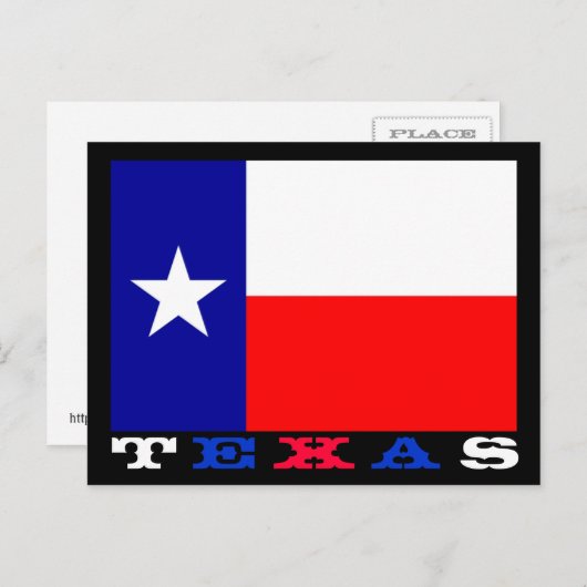 Texas Briefkaart (Voorkant / Achterkant)