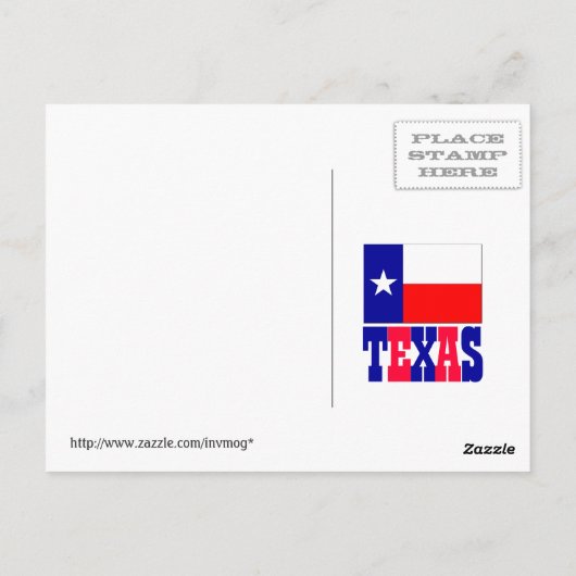 Texas Briefkaart (Achterkant)