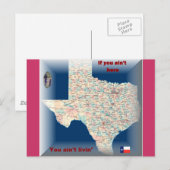 Texas briefkaart (Voorkant / Achterkant)
