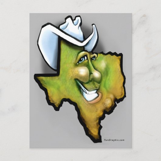 Texas Briefkaart (Voorkant)