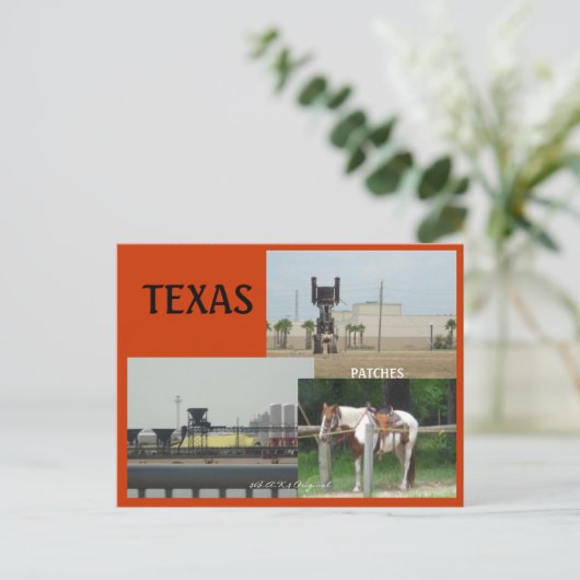 TEXAS BRIEFKAART (Staand voorkant)