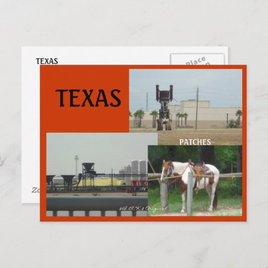 TEXAS BRIEFKAART (Voorkant / Achterkant)