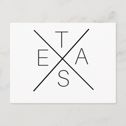 TEXAS-Briefkaart Briefkaart (Voorkant)