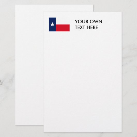 TEXAS BRIEFPAPIER (Voorkant / Achterkant)