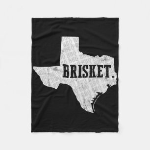 Texas Brisket Bbq En Pitmaster T-shirt Fleece Deken
