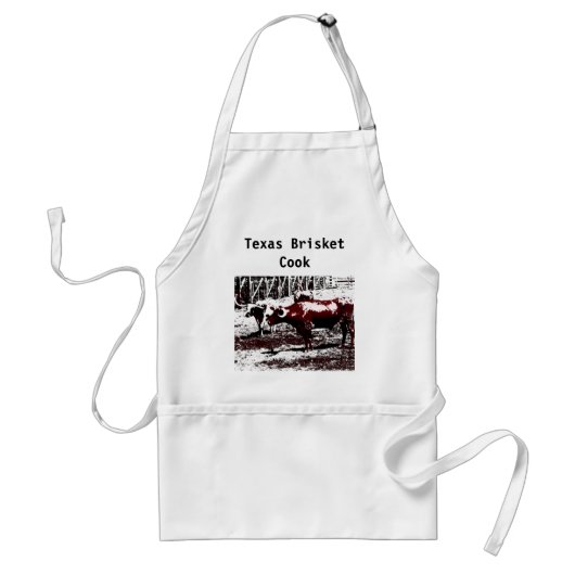 Texas Brisket Cook Standaard Schort (Voorkant)