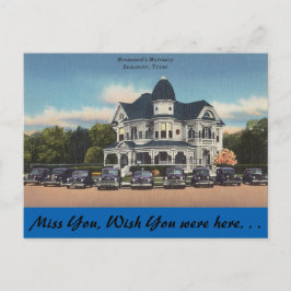 Texas, Broussard's mortuarium, Beaumont Briefkaart