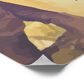 Texas Bruid in Laarzen Bruiloft Poster (Hoek)