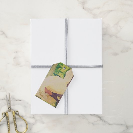 Texas Bruid in Laarzen Cadeaulabel (Met Touw)