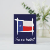 Texas Brush Flag Kaart (Staand voorkant)