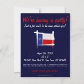 Texas Brush Flag Kaart (Achterkant)