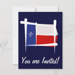 Texas Brush Flag Kaart