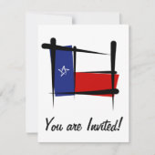Texas Brush Flag Kaart (Voorkant)
