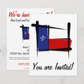 Texas Brush Flag Kaart (Voorkant / Achterkant)