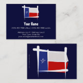 Texas Brush Flag Visitekaartje (Voorkant / Achterkant)