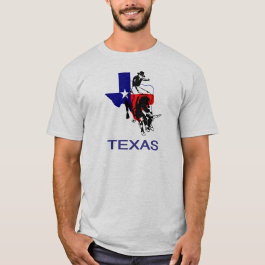 Texas Bull Rider T-shirt (Voorkant)