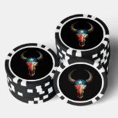 Texas Bull Skull Black.jpg Poker Chips (Opstapeling)