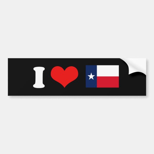 TEXAS BUMPERSTICKER (Voorkant)