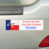 Texas Bumpersticker (Op auto)