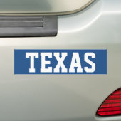 Texas Bumpersticker (Op auto)