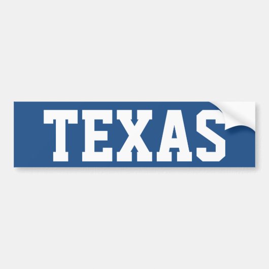 Texas Bumpersticker (Voorkant)