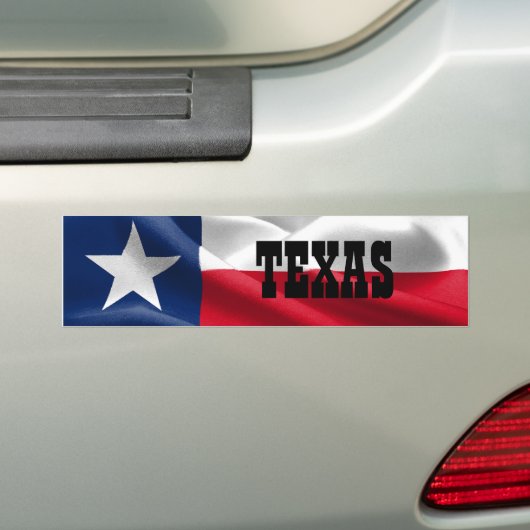Texas Bumpersticker (Op auto)
