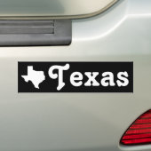 Texas Bumpersticker (Op auto)