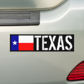 Texas Bumpersticker (Op auto)