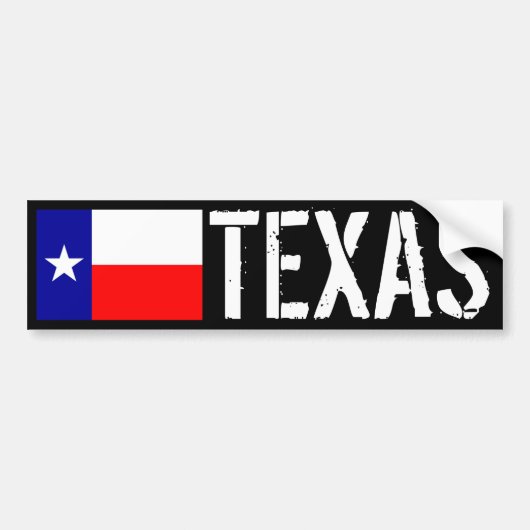 Texas Bumpersticker (Voorkant)