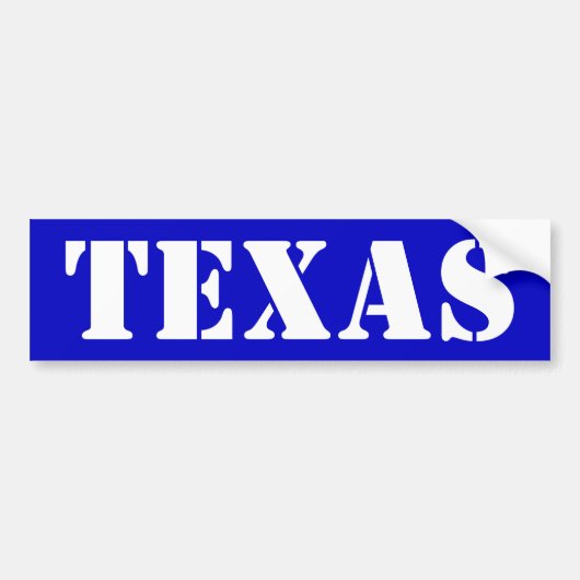 Texas Bumpersticker (Voorkant)