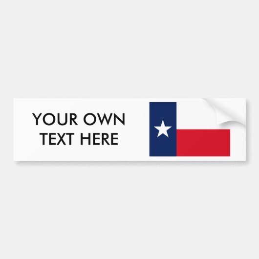 TEXAS BUMPERSTICKER (Voorkant)