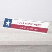 Texas Bureau Naambordje (Voorkant)