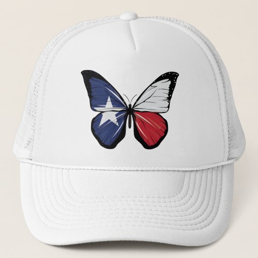 Texas Butterfly-vlag Trucker Pet (Voorkant)