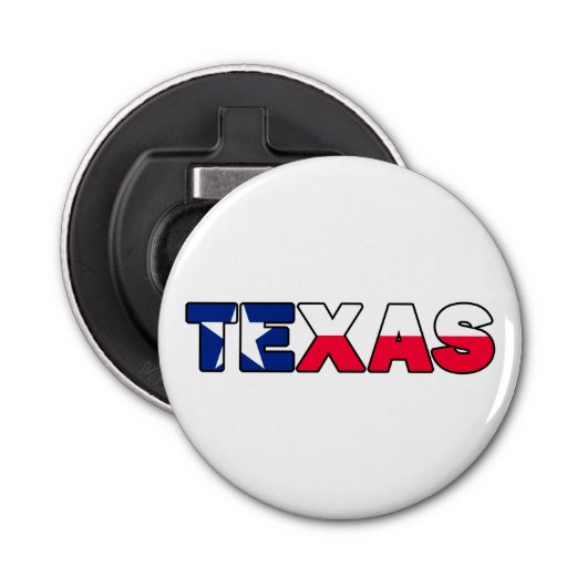 Texas Button Flesopener (Voorkant)