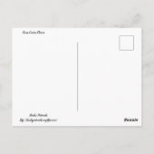 Texas Cactus Flower Briefkaart (Achterkant)