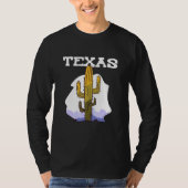 Texas Cactus Retro Land T-shirt (Voorkant)