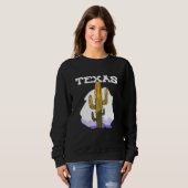 Texas Cactus Retro Land Trui (Voorkant volledig)