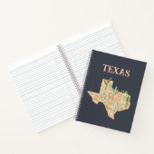 Texas Cactus Waterverf Kaart Reisjournaal Notitieboek (Binnen)