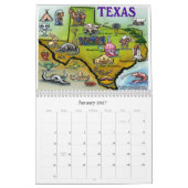Texas Calendar Kalender (Jan 2027)